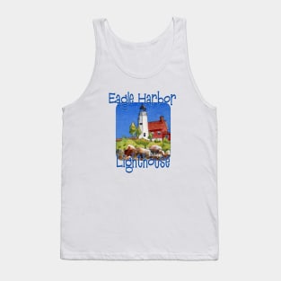 Eagle Harbor Lighthouse, Michigan Tank Top